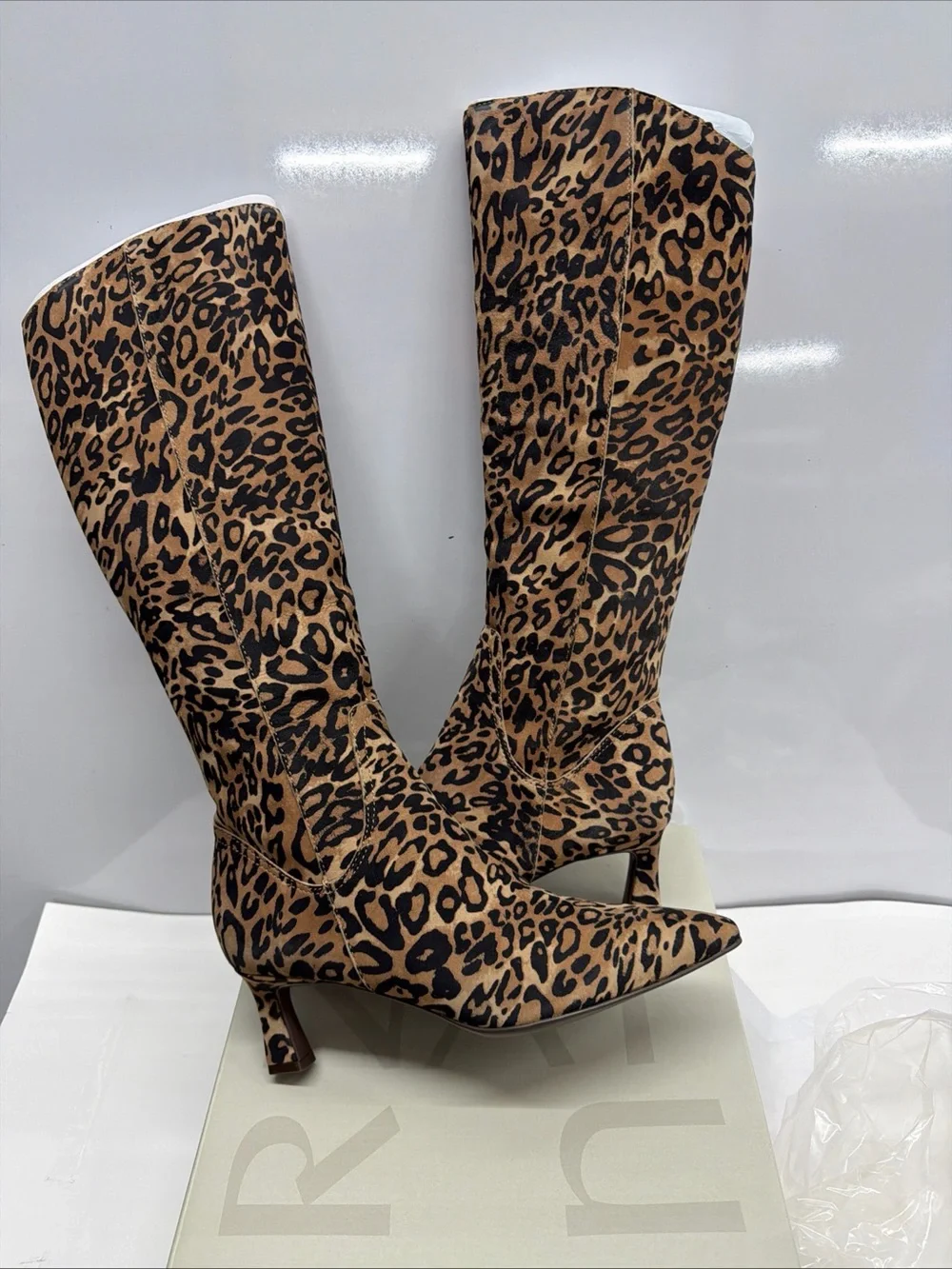 Deesha Knee-High Boot - Dark Brown Leopard Naturalizer
